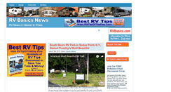 Desktop Screenshot of news.rvbasics.com